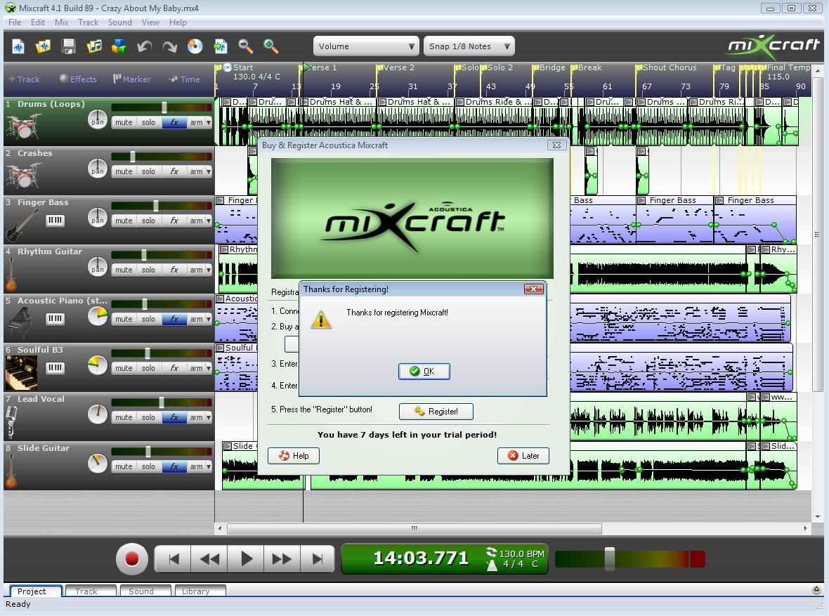 mixcraft 7 serial